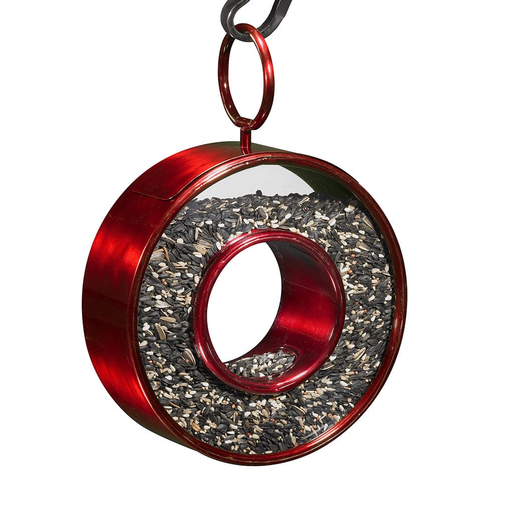 Just In Time Fly-Thru Ruby Red Bird Feeder