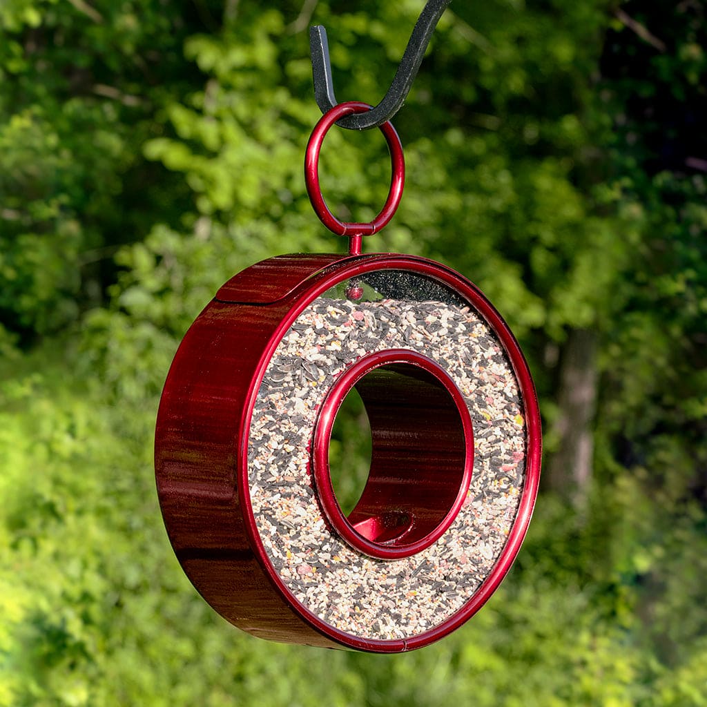 Just In Time Fly-Thru Ruby Red Bird Feeder