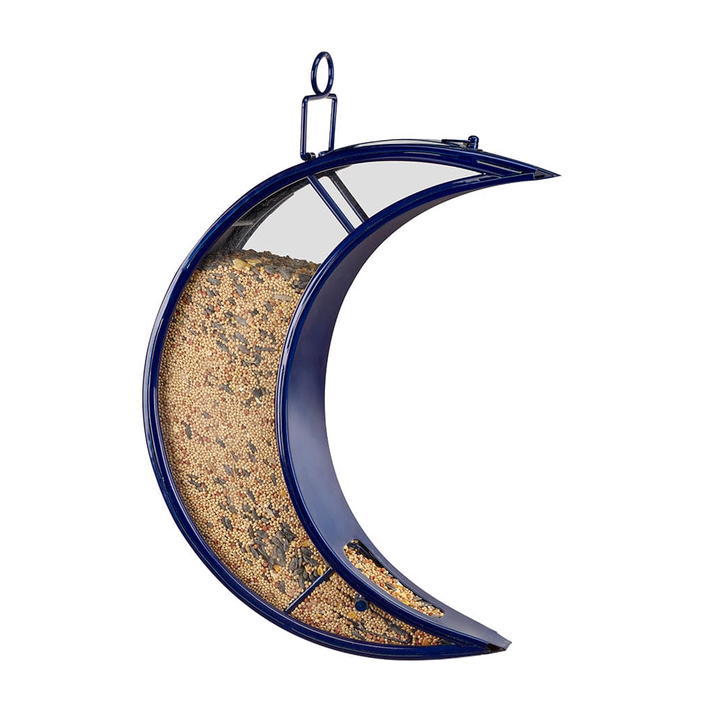 Over The Moon Blue Bird Feeder