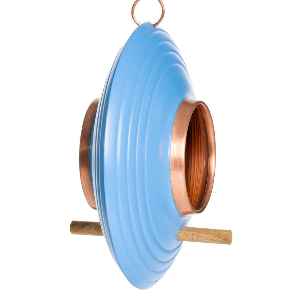 Azure Fly-Thru Bird Feeder